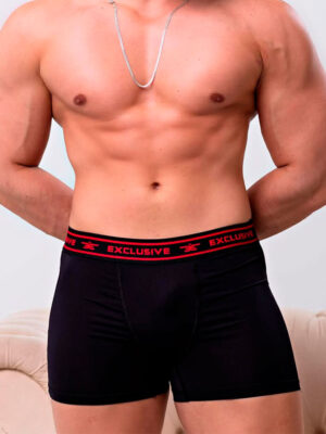 Cueca Box Poliamida Adulto - Exclusive