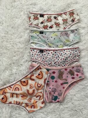 Calcinha Tradicional Infantil Estampada Poliéster – Collie