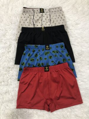 Cueca Infantil “Sou Boyzinho” de Poliéster – Cores e Estampas Sortidas 