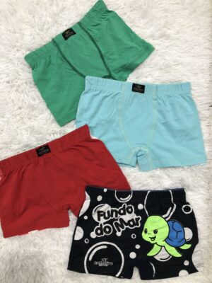Cueca Box Infantil Turma do Léo – Exclusive