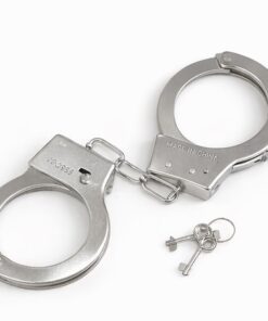 Algema de Metal Erótica para Sado Hand Cuffs com Chave